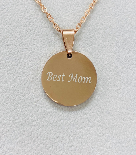 Gold Round Necklace