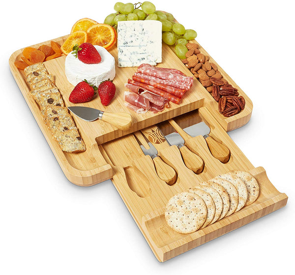 Cheese Board with Dip Bowls